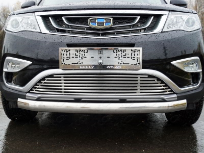 Накладка решётки радиатора нижняя 12 мм для Geely Atlas 2018-2021