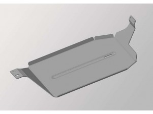 Защита бака левая ТСС алюминий 4 мм для SsangYong Actyon № ZKTCC00085